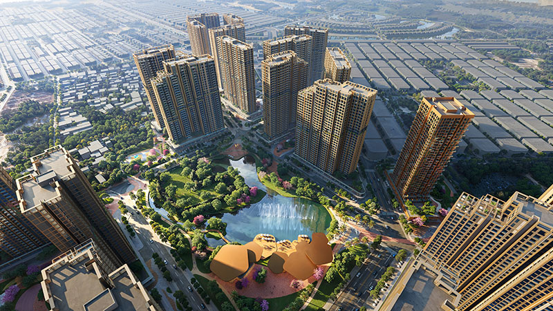 Công viên trung tâm 3,6 ha The Cityon