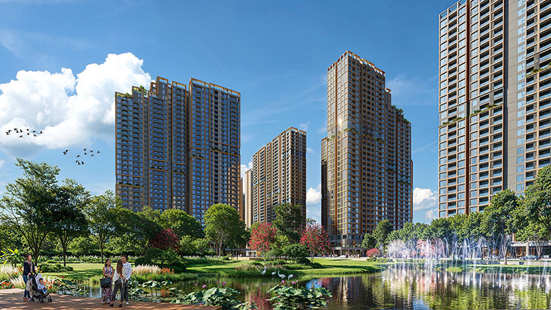 Hồ cảnh quan nội khu The Cityon