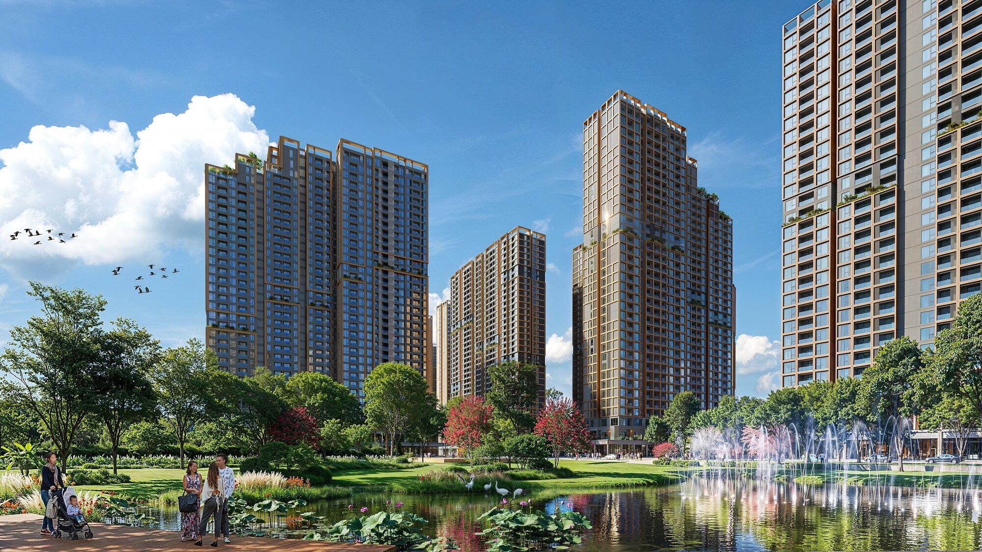 Phối cảnh tòa tháp The Cityon