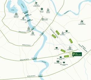 Vị trí dự án The Cityon tại Ocean City Văn Giang Hưng Yên